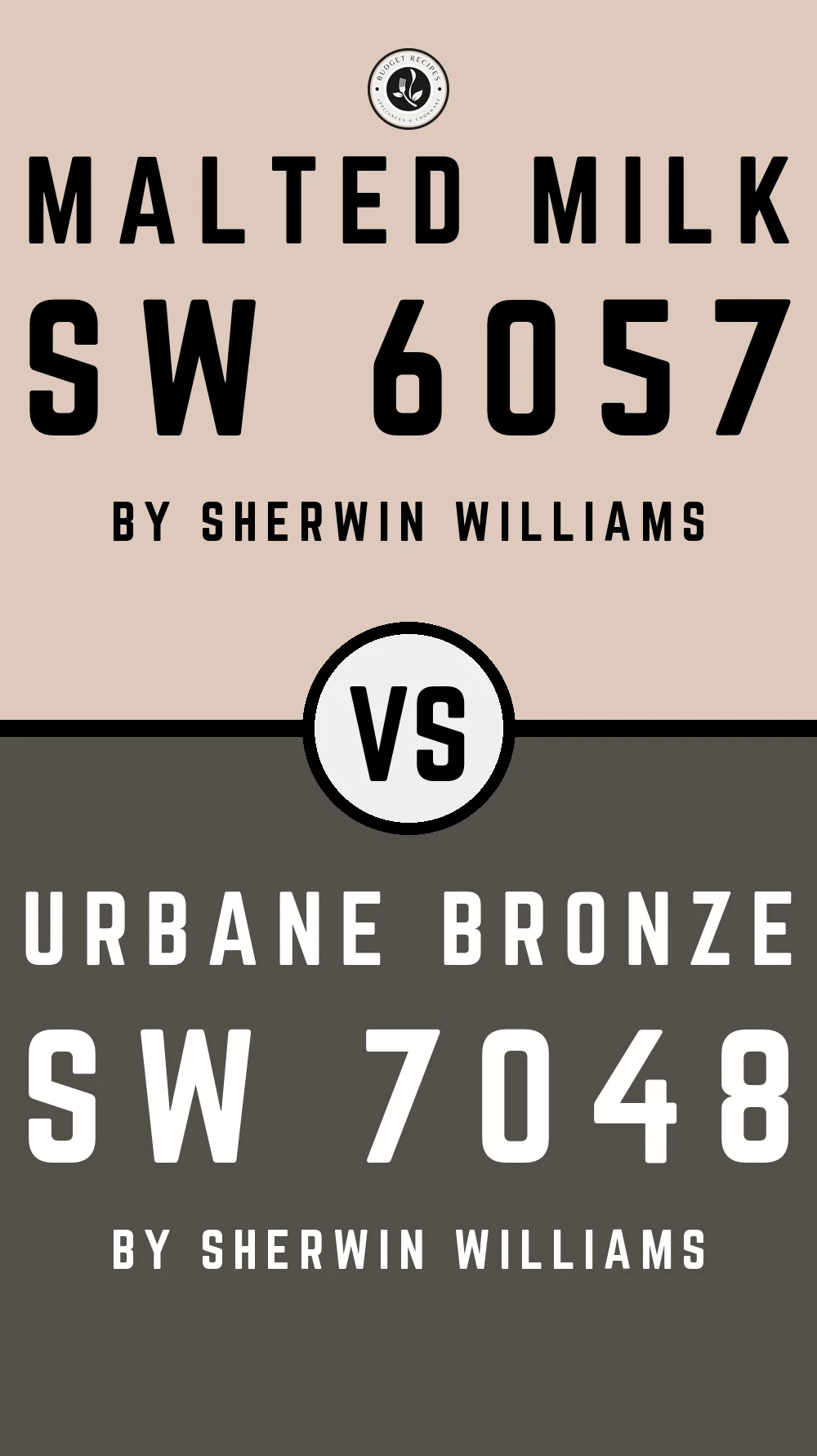 Malted Milk by Sherwin Williams SW 6057 with Urbane Bronze SW 7048