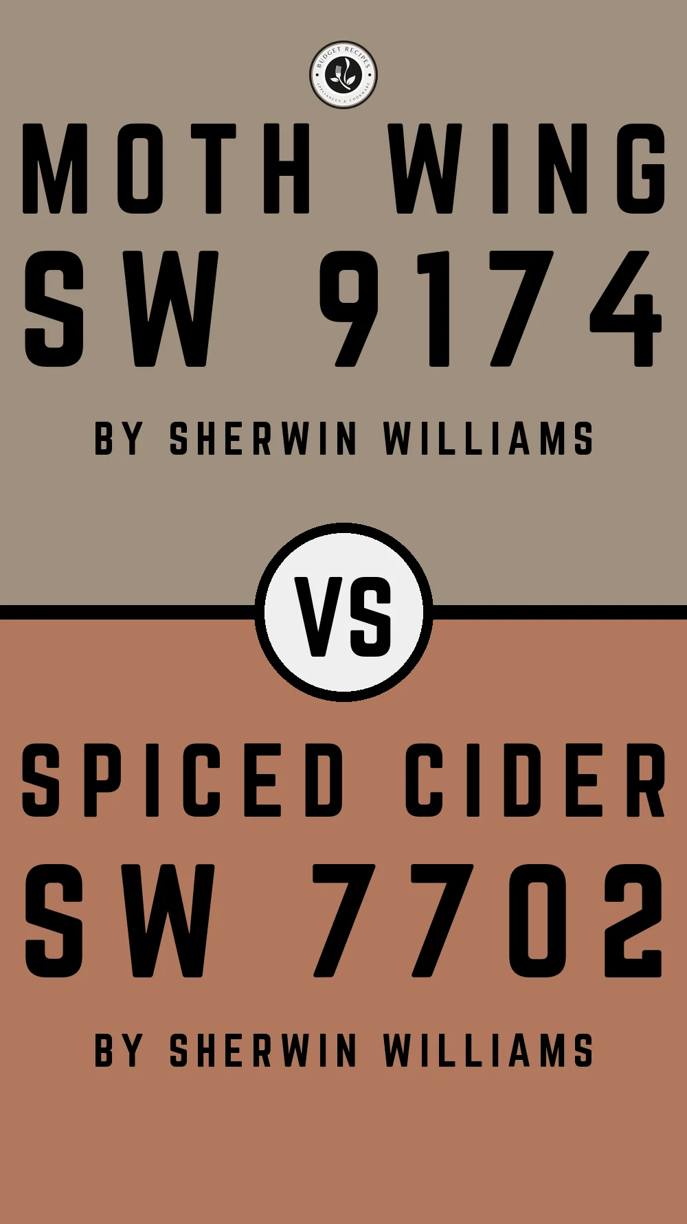Moth Wing by Sherwin Williams SW 9174 with Spiced Cider SW 7702