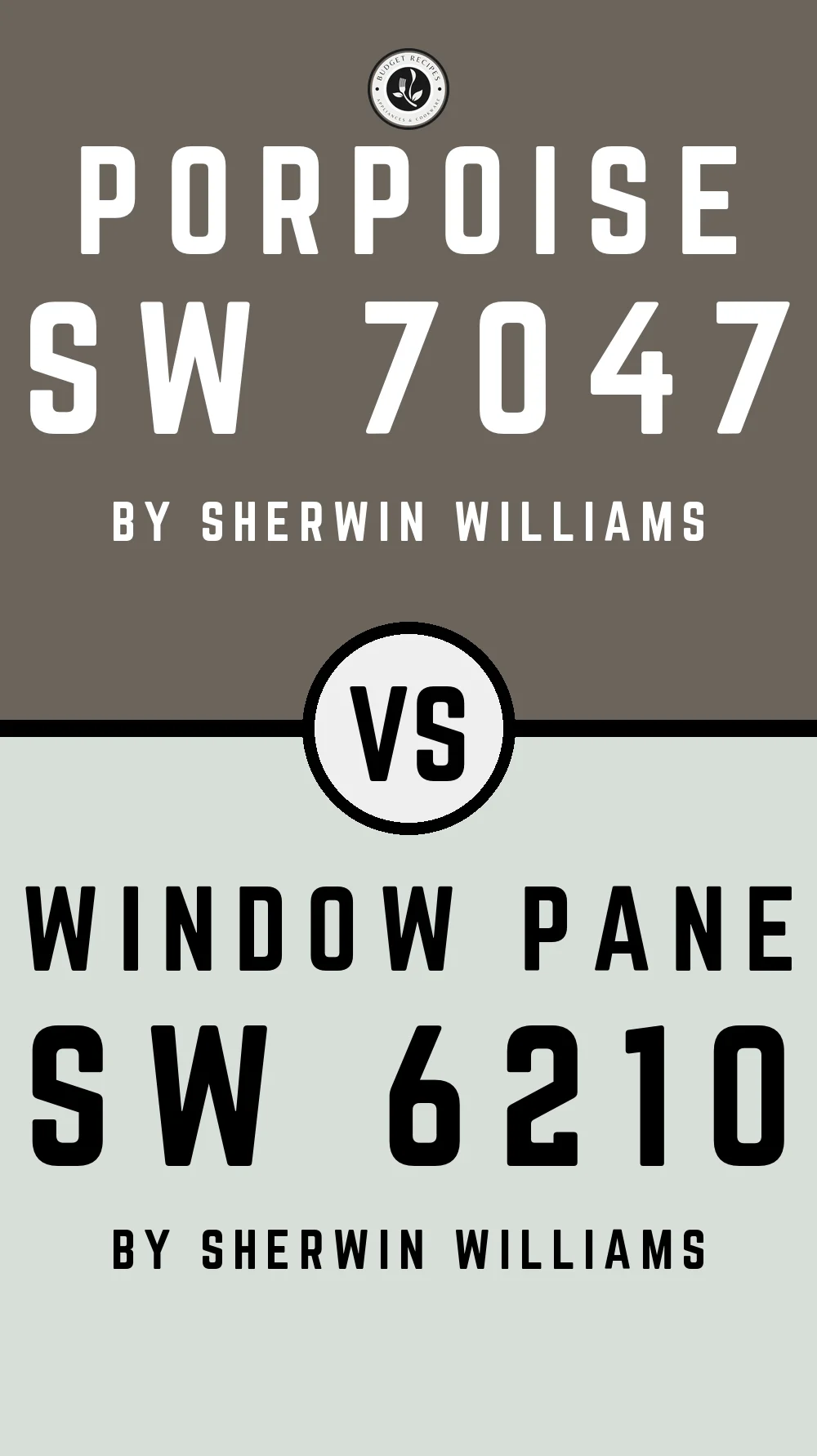 Porpoise by Sherwin Williams SW 7047 with Window Pane SW 6210
