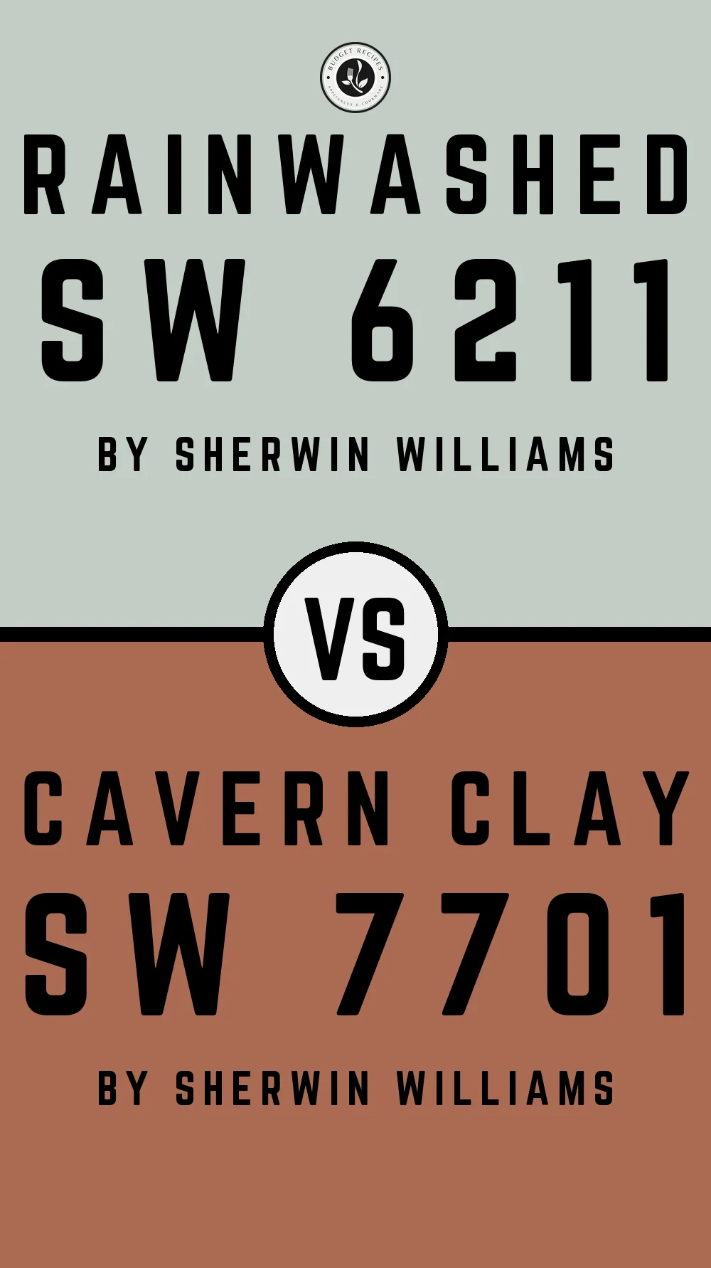Rainwashed by Sherwin Williams SW 6211 with Cavern Clay SW 7701