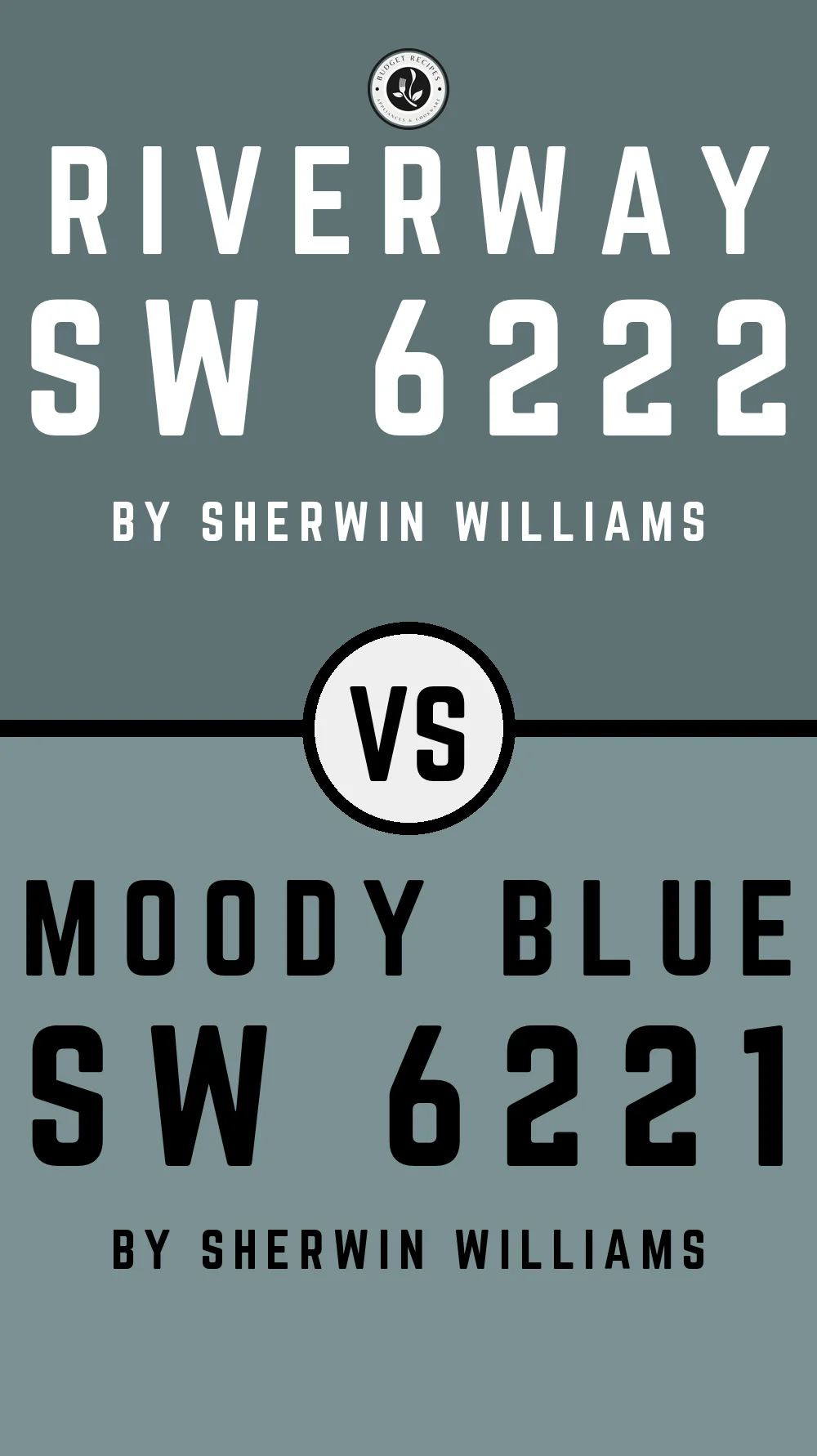 Riverway by Sherwin Williams SW 6222 vs Jasper Stone SW 6221