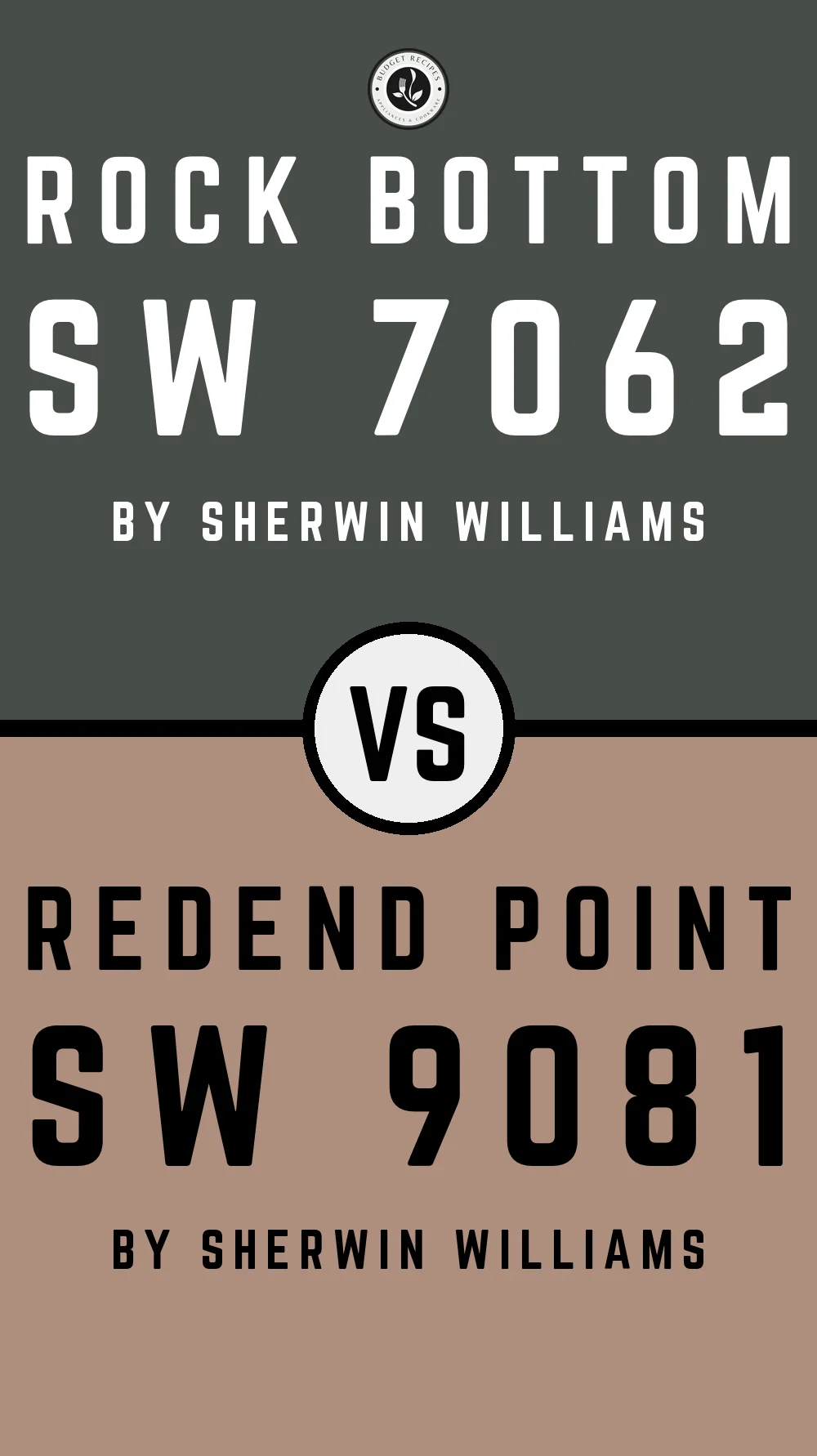 Rock Bottom by Sherwin Williams SW 7062 with Redend Point SW 9081