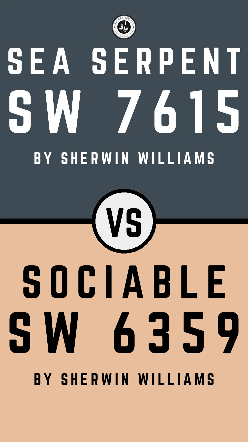 Sea Serpent by Sherwin Williams SW 7615 with Sociable SW 6359