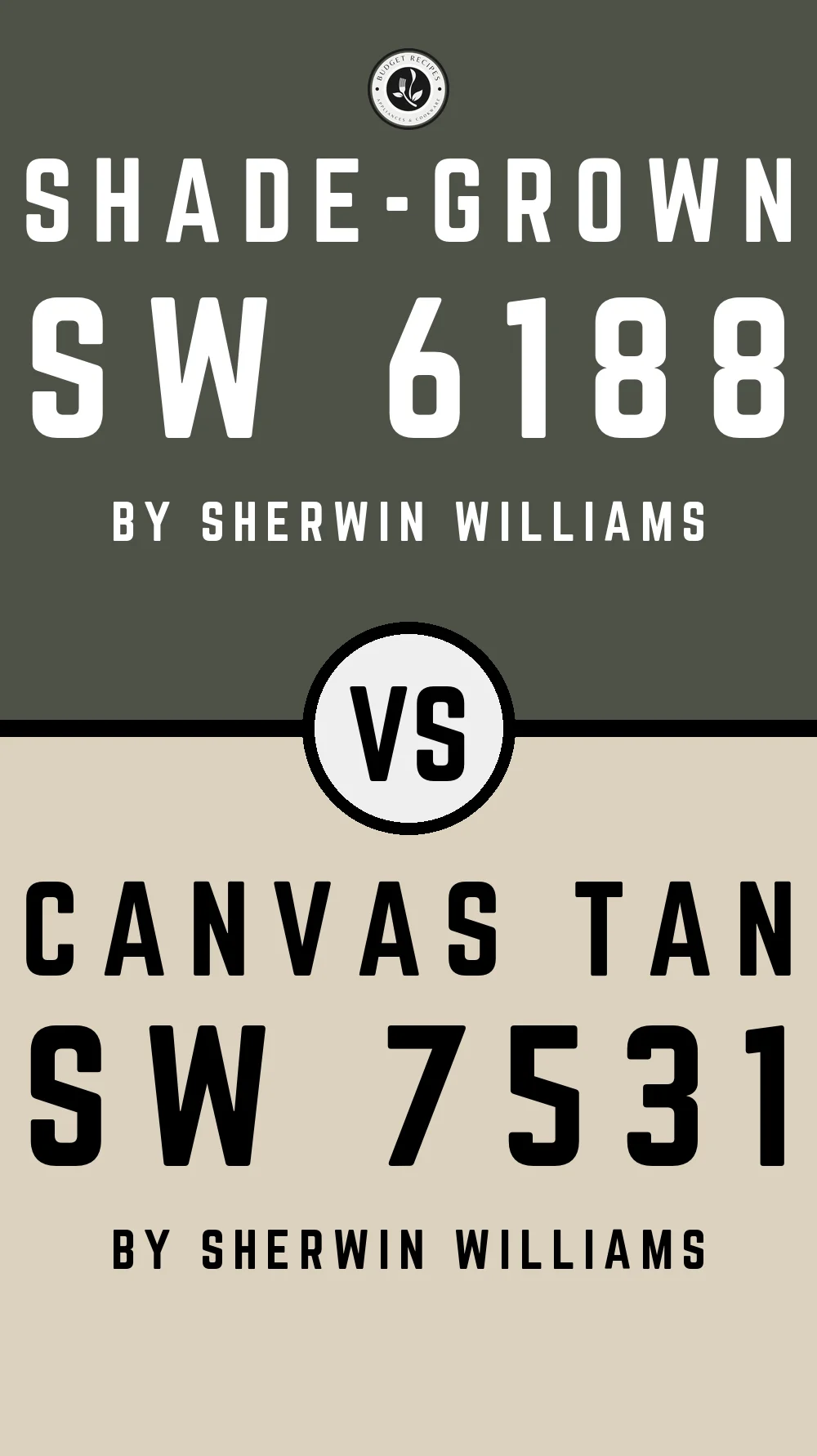 Shade-Grown by Sherwin Williams SW 6188 with Canvas Tan SW 7531