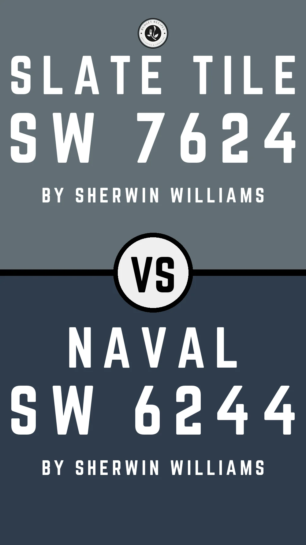 Slate Tile by Sherwin Williams SW 7624 with Naval SW 6244