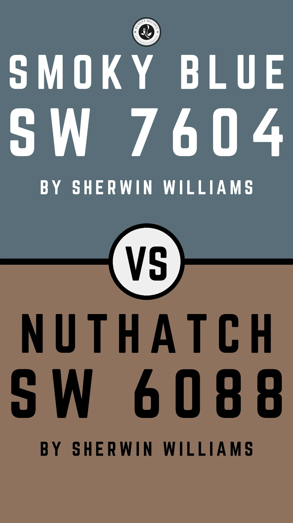 Smoky Blue By Sherwin Williams SW 7604 With Toasty SW 6088