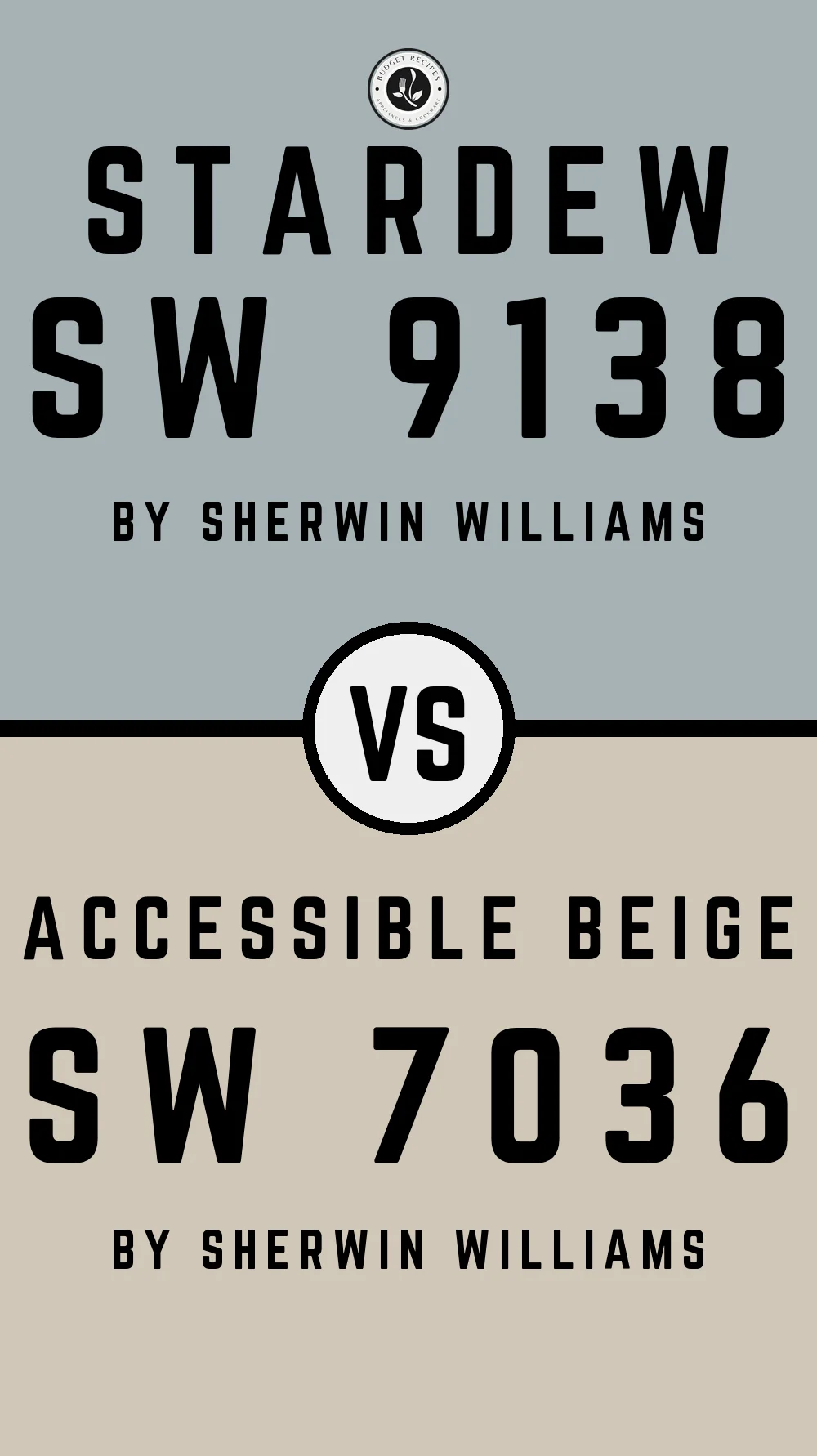 Stardew by Sherwin Williams SW 9138 vs Accessible Beige SW 7036
