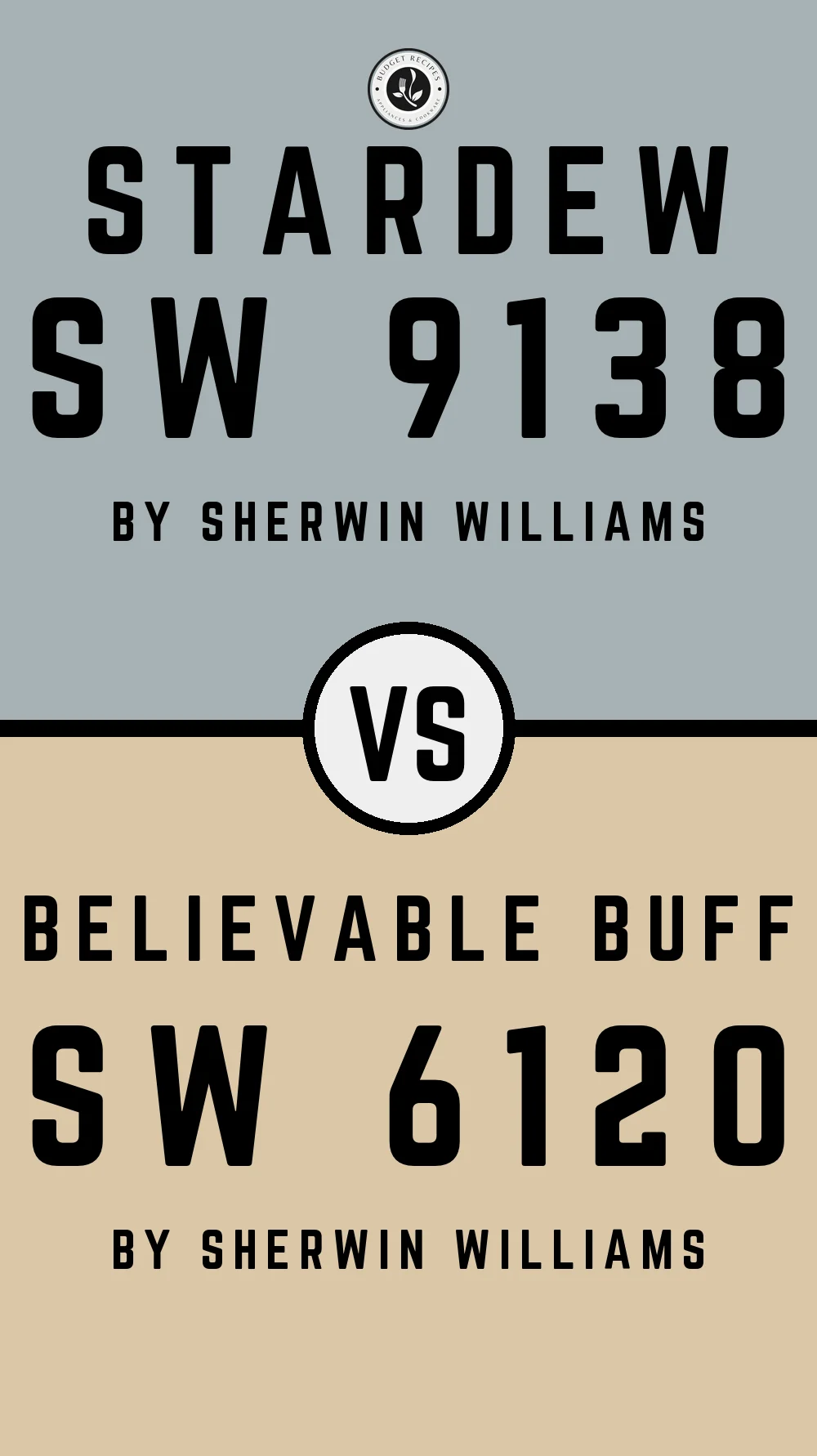 Stardew by Sherwin Williams SW 9138 vs Aged White SW 6120