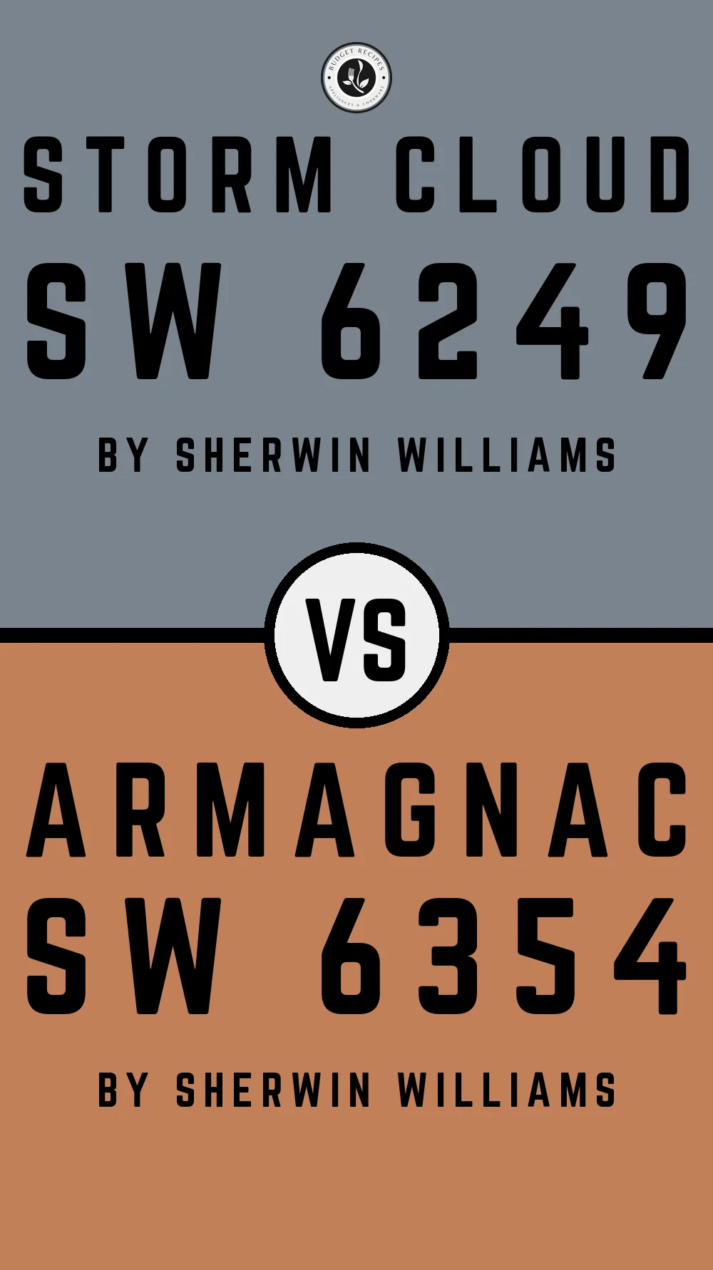 Storm Cloud by Sherwin Williams SW 6249 with Armagnac SW 6354