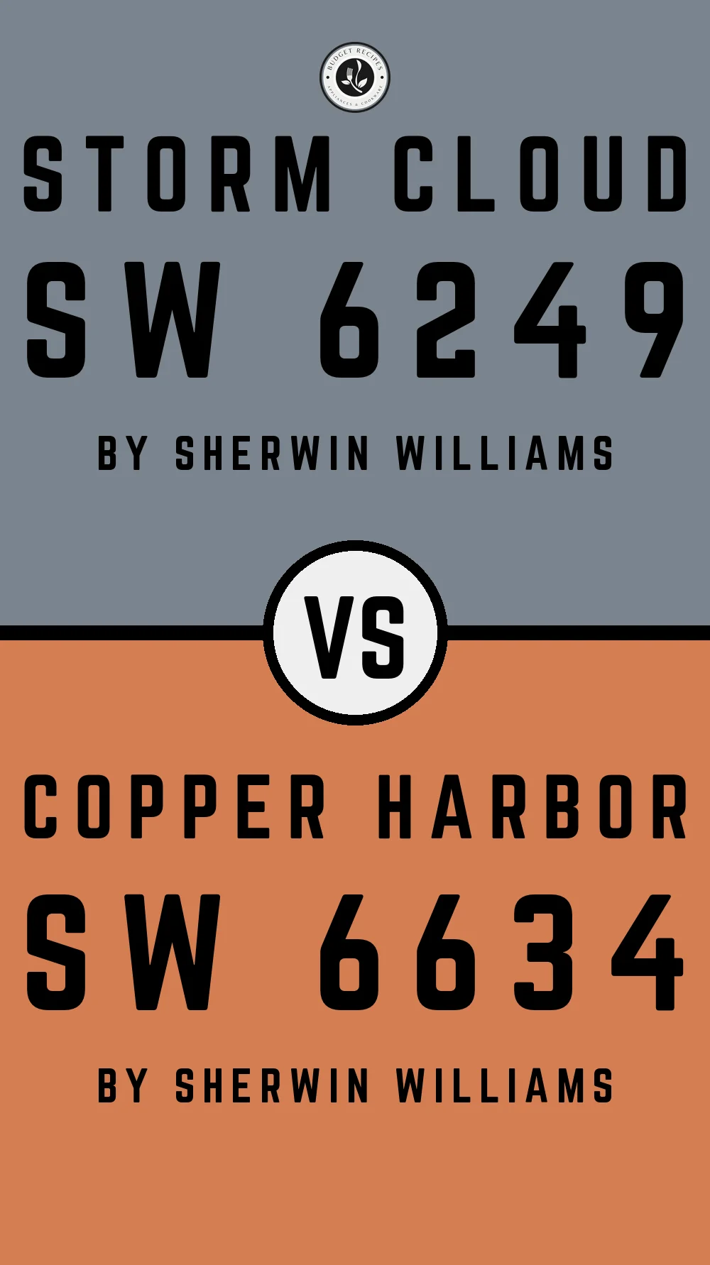 Storm Cloud by Sherwin Williams SW 6249 with Copper Harbor SW 6634