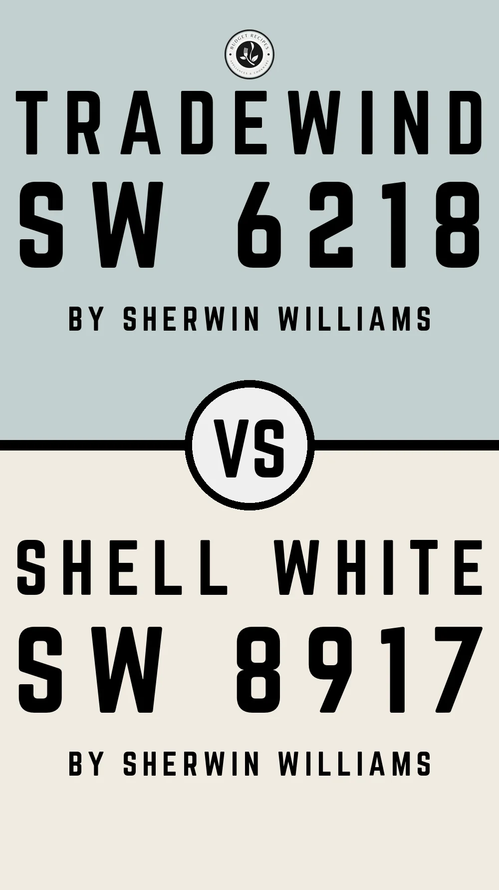 Tradewind SW 6218 vs Shell White SW 8917