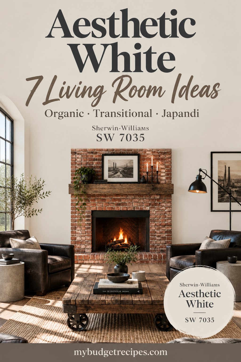 Sherwin-Williams Aesthetic White: 7 Living Room Ideas