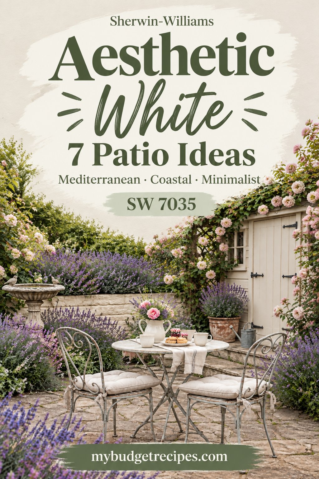 Sherwin-Williams Aesthetic White: 7 Patio Ideas