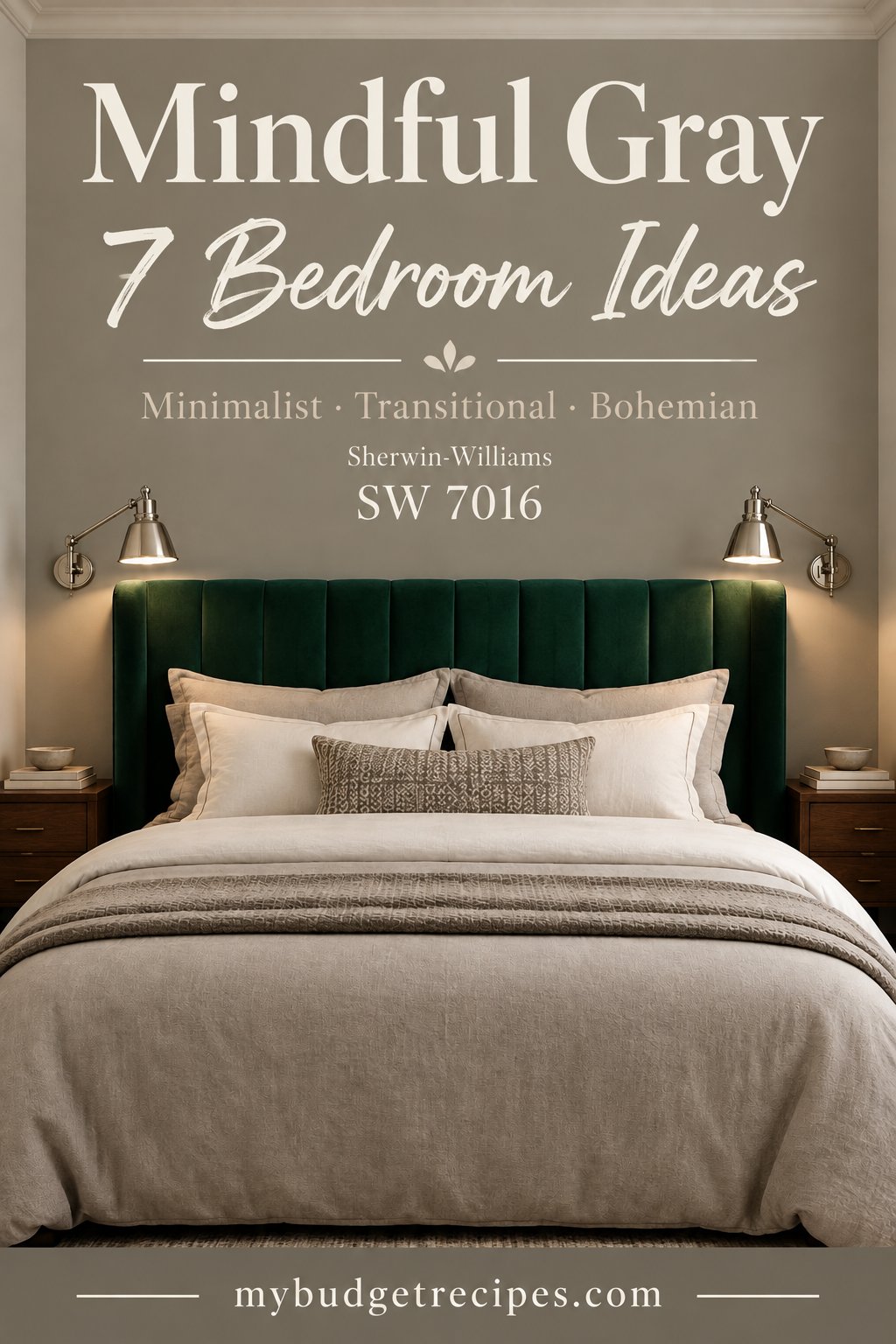 Sherwin-Williams Mindful Gray: 7 Bedroom Ideas
