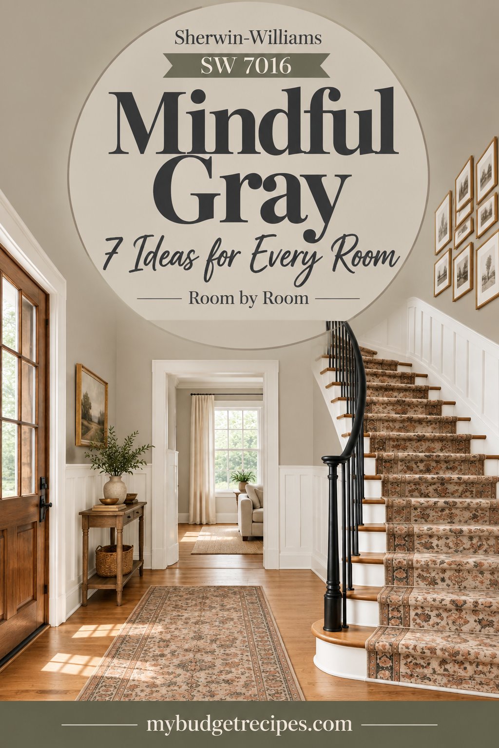 Sherwin-Williams Mindful Gray: 7 Home Ideas