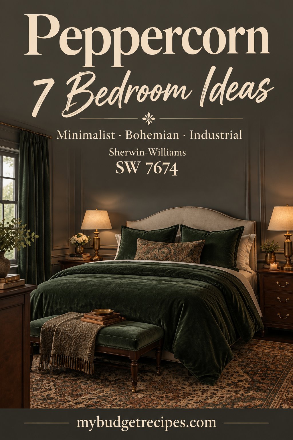 Sherwin-Williams Peppercorn: 7 Bedroom Ideas