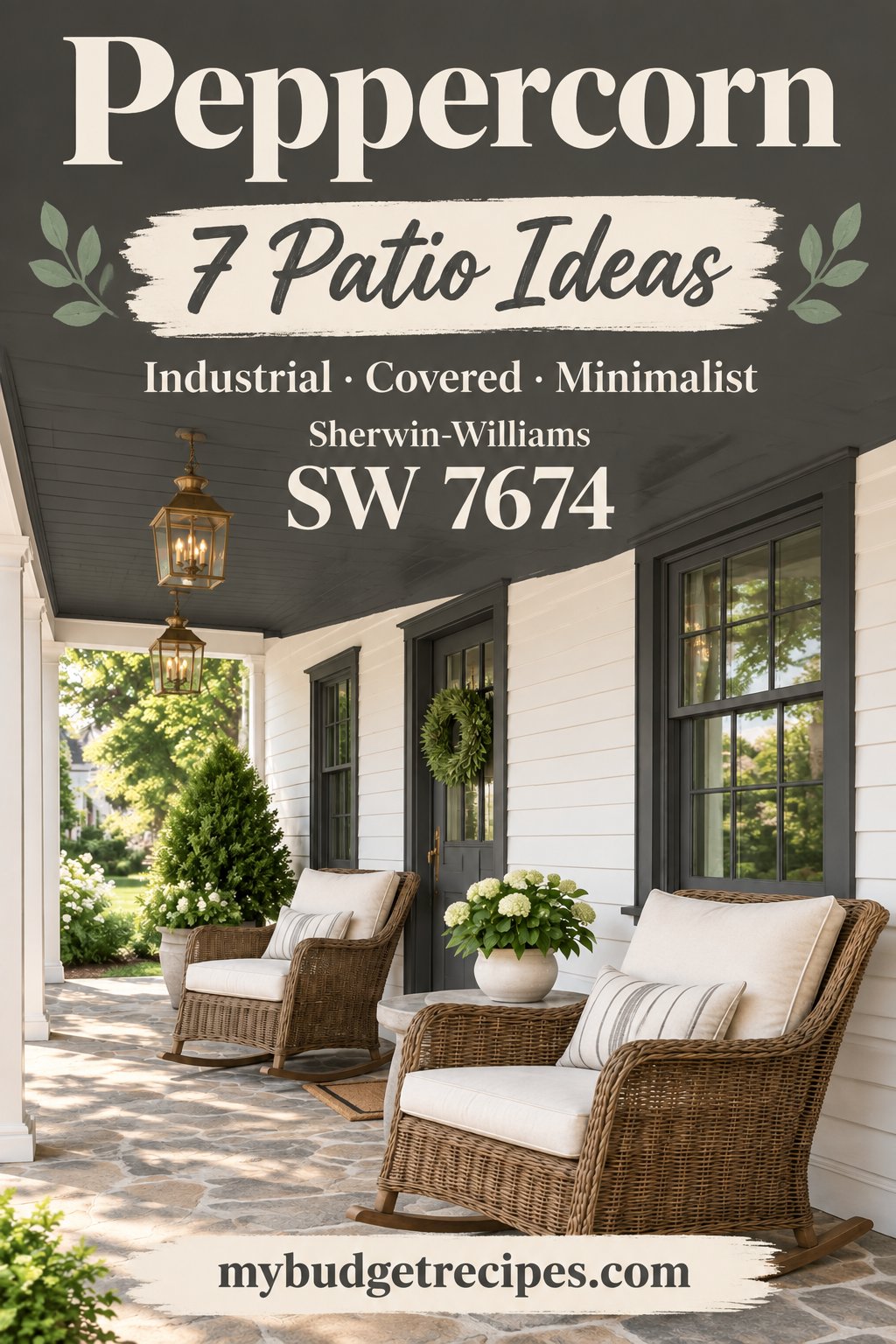 Sherwin-Williams Peppercorn: 7 Patio Ideas