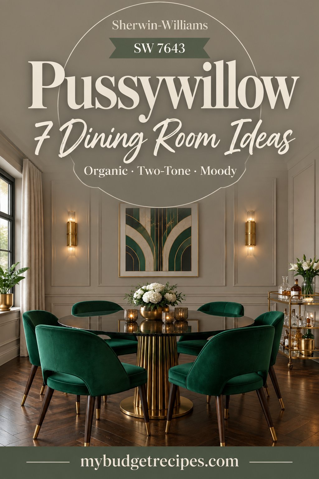 Sherwin-Williams Pussywillow: 7 Dining Room Ideas