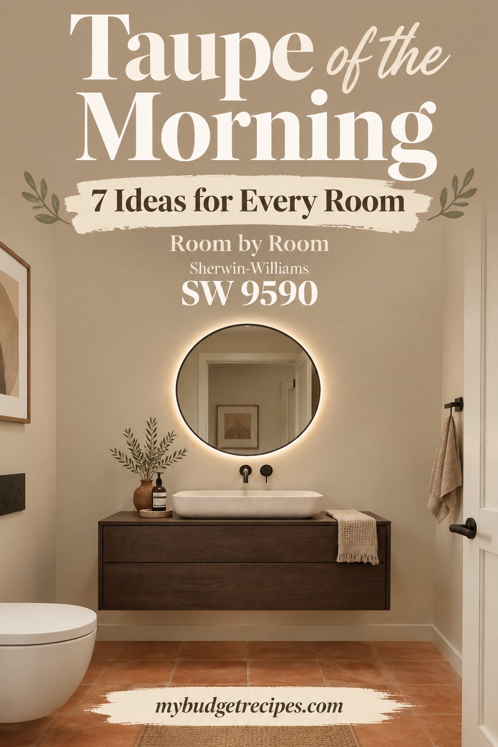 Sherwin-Williams Taupe of the Morning: 7 Home Ideas