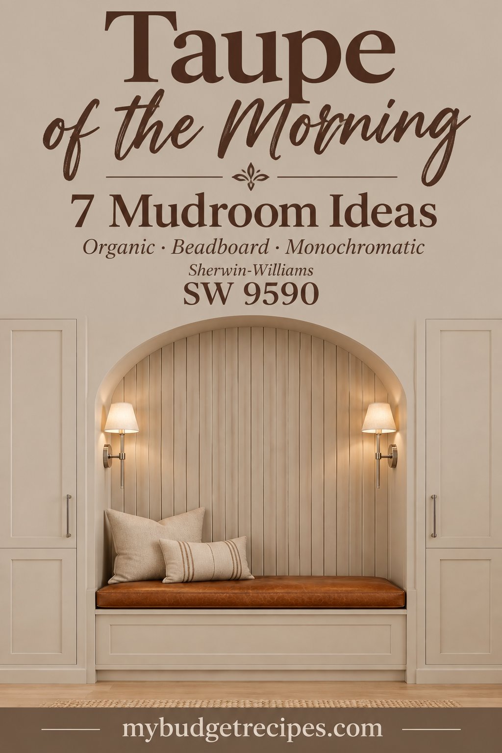 Sherwin-Williams Taupe of the Morning: 7 Mudroom Ideas