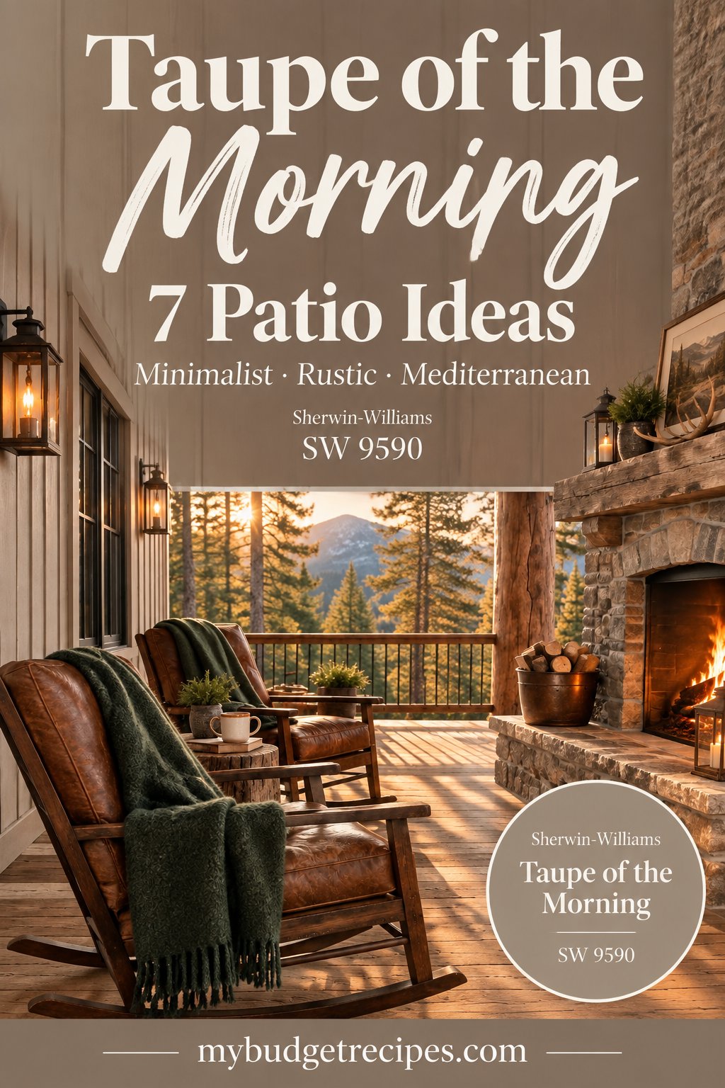 Sherwin-Williams Taupe of the Morning: 7 Patio Ideas